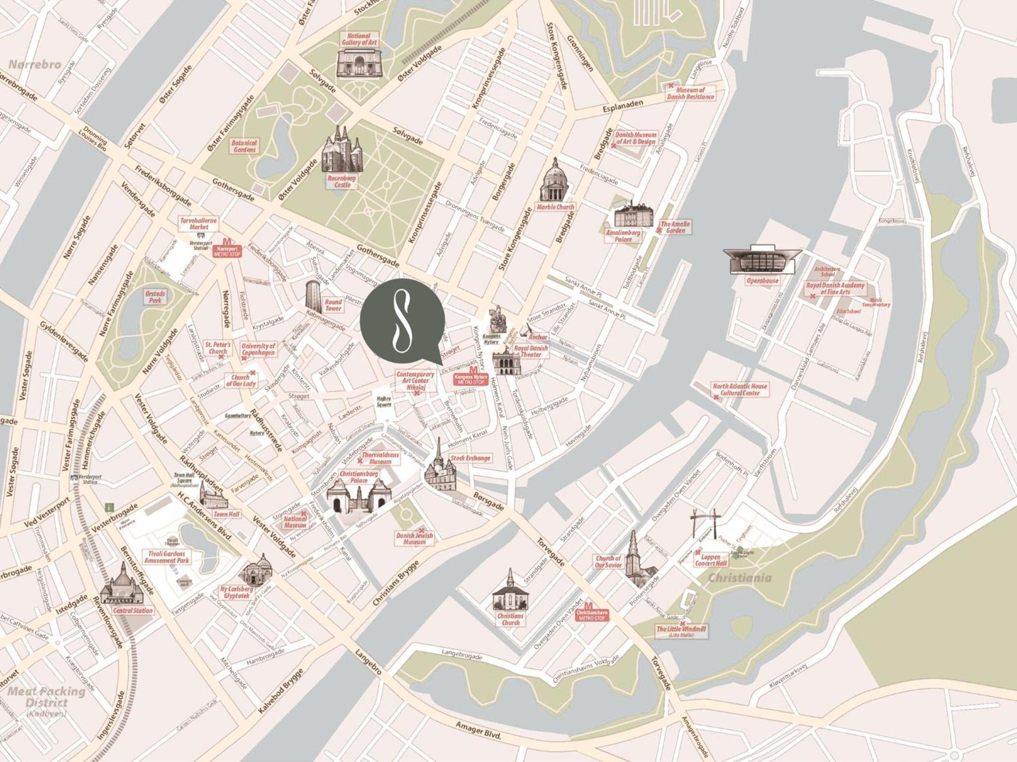 Sanders Regent - Chic Three-Bedroom Apartment Near Central Square コペンハーゲン エクステリア 写真